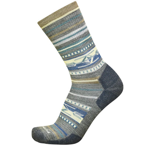 Casual-light-wool-crew-sock-southwest