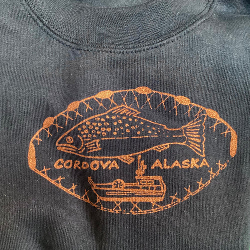 Youth Cork Net Crew Sweatshirt