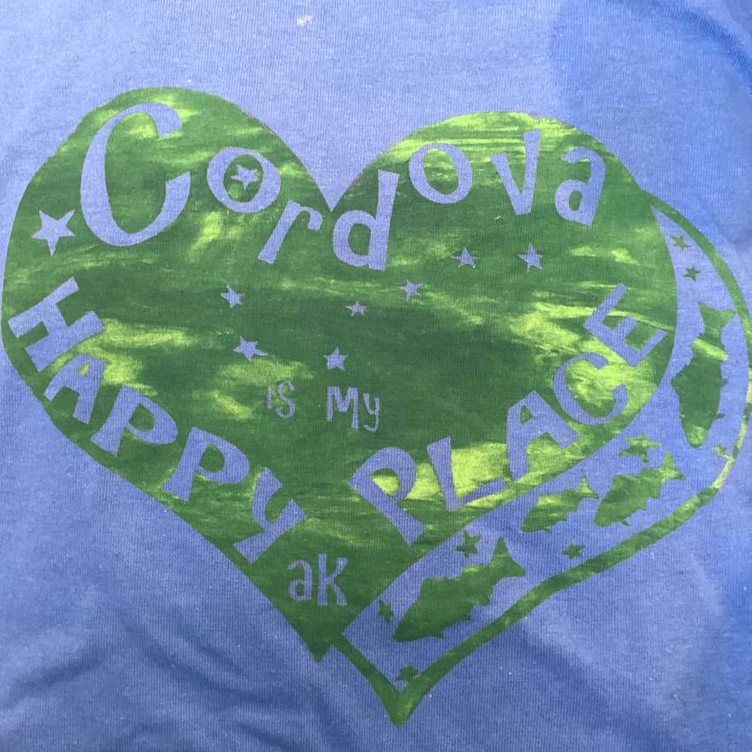 Youth Cordova Happy Place T-Shirt Crew SS