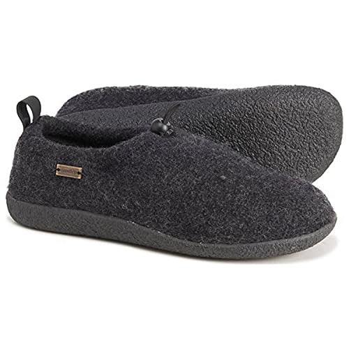 Haflinger-wool-slipper-guido-charcoal