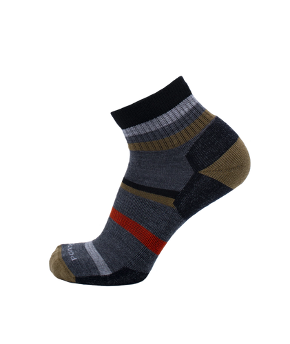 Hiking-mixed-stripe-light-quarter-crew-sock-merino-coyote