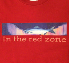Cordova Alaska Salmon  “In the Red Zone” Short Sleeved T-Shirt