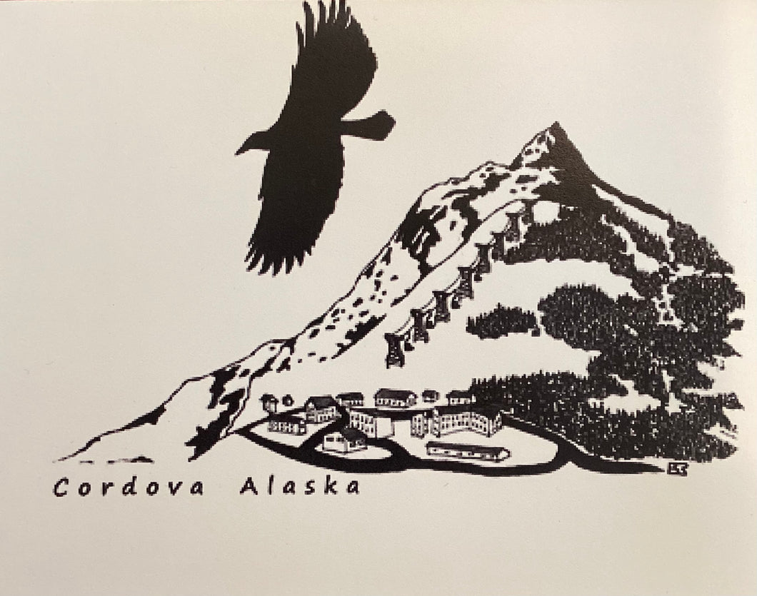 Mt-eyak-Cordova-Alaska-gift-note-card