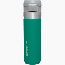 insulated stainless steel quick flip go bottle thermos alpine green