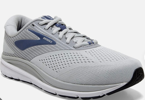 W's Brooks Addiction 14 Running Shoe Narrow White and blue