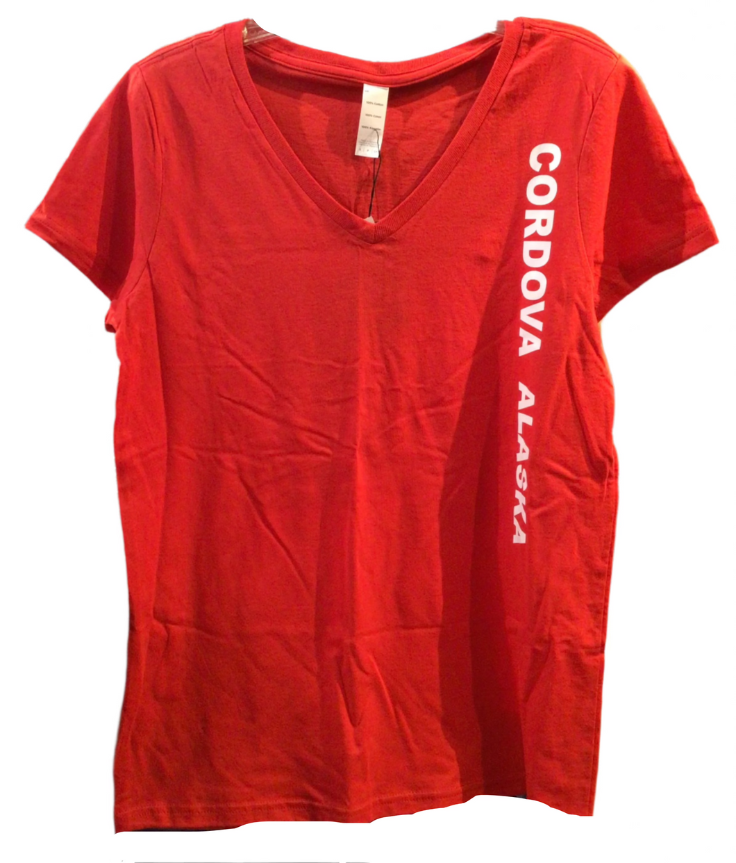 Women’s Cordova, Alaska V-neck T Shirt