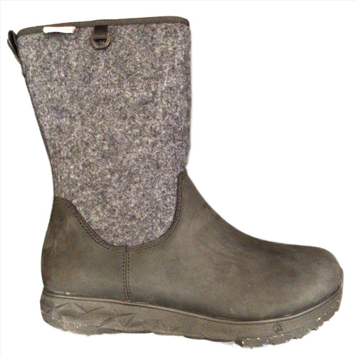 Womens Icebug Wool power carbide boot grey black, Grove