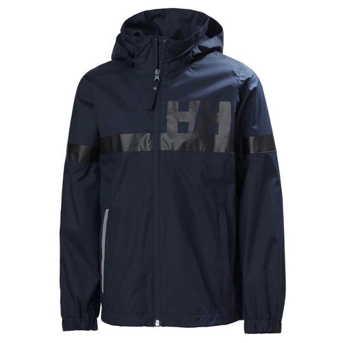 kids active rain jacket navy