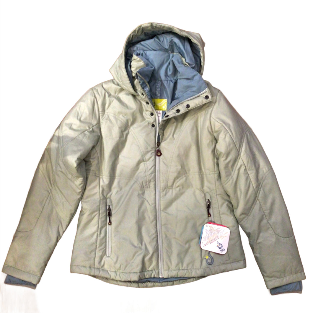 Womens Tengo frio insulated jacket green jade
