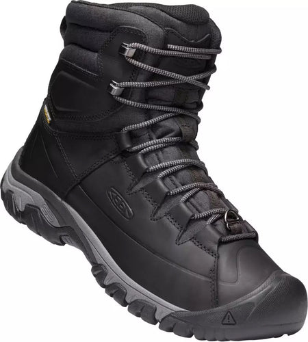 Warm Comfortable Insulated Men's Winter Boot Black color