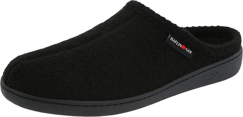 Slip-on Rubber-soled Low-back AT Wool Slipper