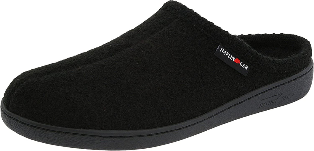 Slip-on Rubber-soled Low-back AT Wool Slipper