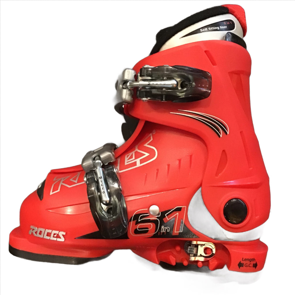 Kid’s Adjustable Size Ski Boots Alaska Adventure Shop