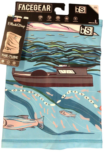 cordova alaska neck tube gaitor face mask fishing boat