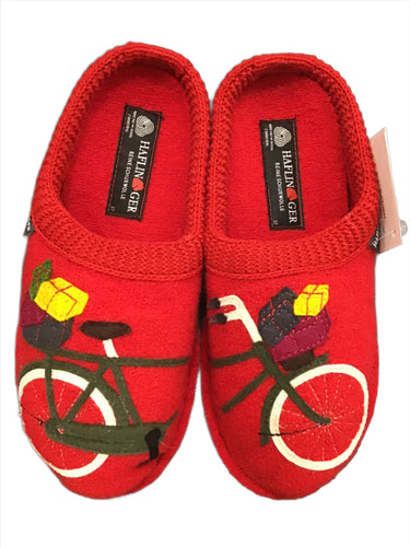 Bicycle Wool Felt Slipper