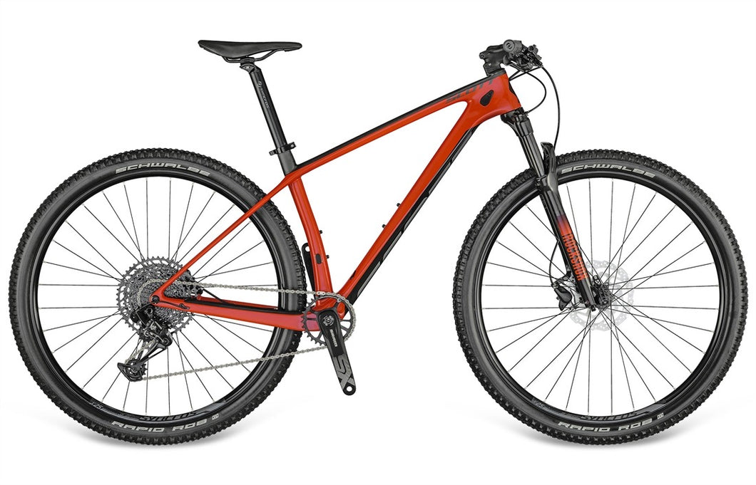 Scott scale Carbon Fiber   Red and black   Scale-940-mountain-bike