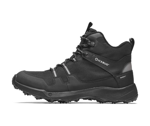 Icebug hiker for men with carbide studs, black, Stride