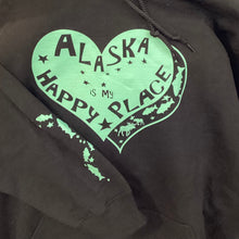 "Alaska is My Happy Place" Black Hoody