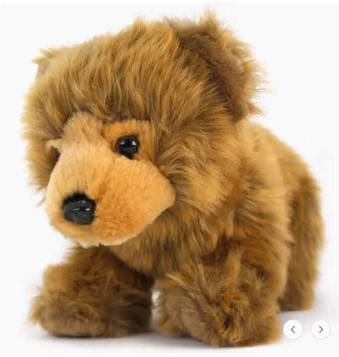 Stuffed baby grizzley bear