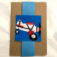 Bush-airplane-felt-book-mark-blue