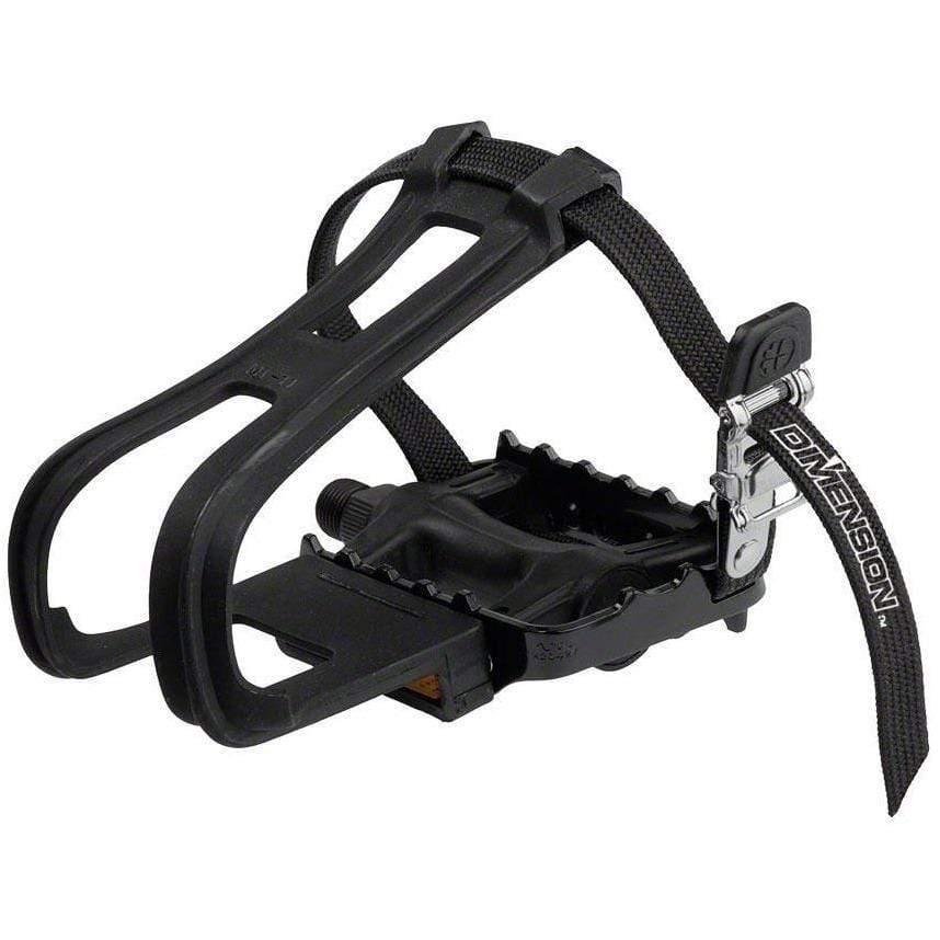 Combo-bike-pedals-toe-clips-black