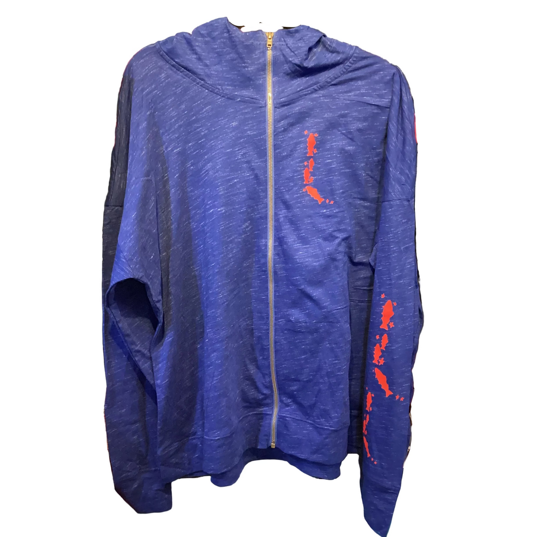 Cordova-Alaska-happy-place-long-sleeve-zip-hoody-blue