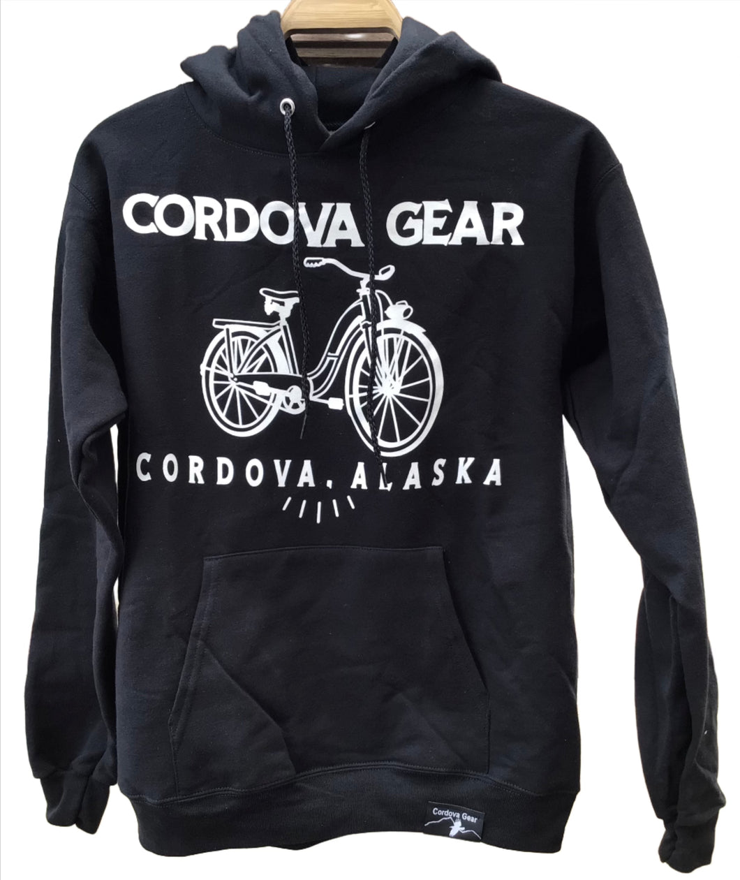 Cordova Gear Alaska Bicycle Logo Hoody