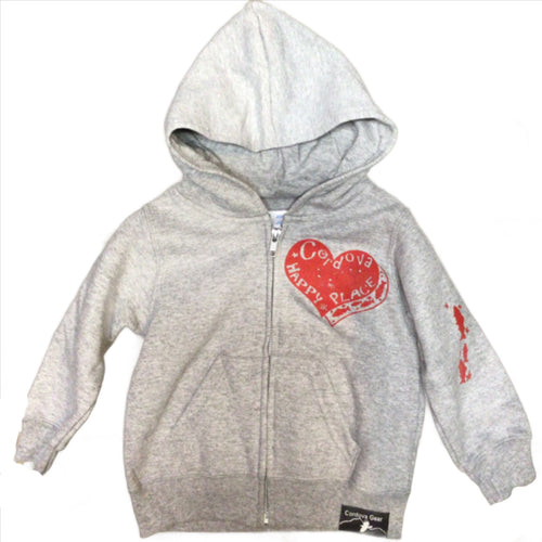 Toddler Cordova Happy Place Zip Hoody