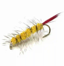 Fishing-fly-wooly-worm-dark-yellow