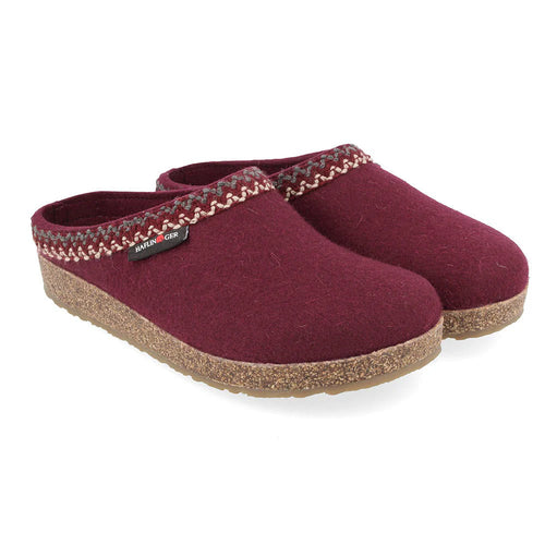 Grizzly-cork-wool-slippers-Bordeaux