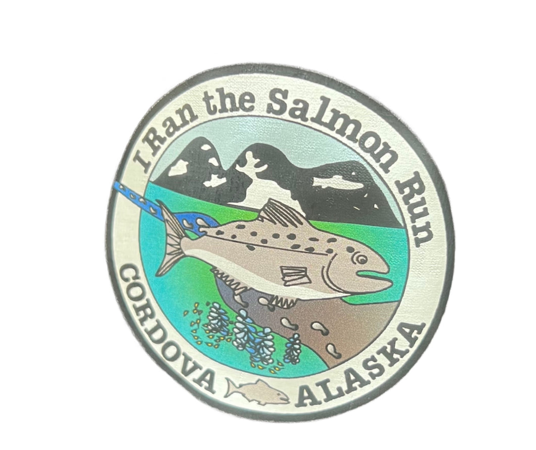 I ran the salmon run Cordova alaska design