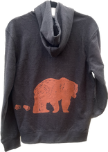 Brown Bear Zip Hoody Sweatshirt