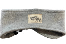 cordova alaska black cod headband fleece gray
