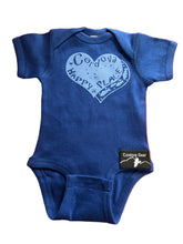 cordova alaska is my happy place kids toddler baby onesie blue