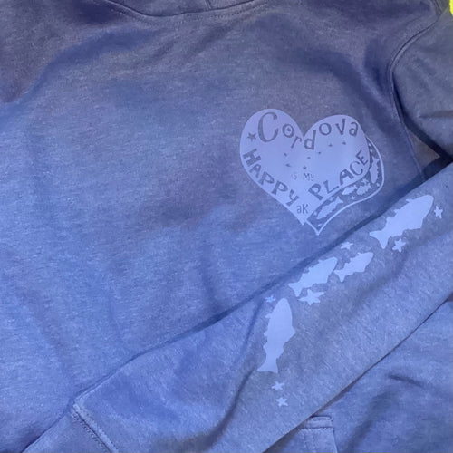 Kids-Cordova-Alaska-happy-place-hooded-sweatshirt-blue