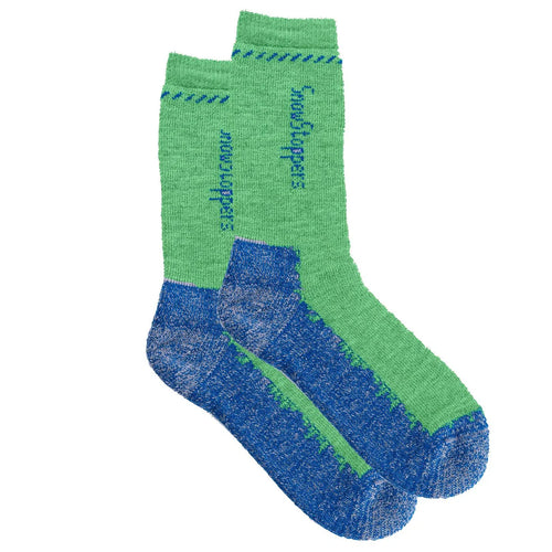 Kids-alpaca-sock-wool-green