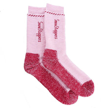 Kids-alpaca-sock-wool-pink