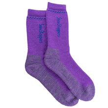 Kids-alpaca-sock-wool-purple