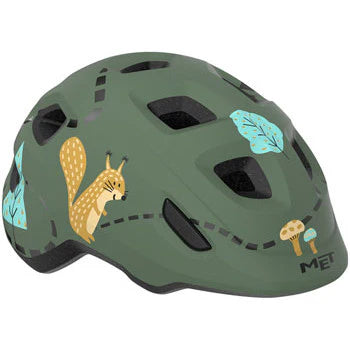 Kids-hooray-mips-met-bike-helmet-green-forest