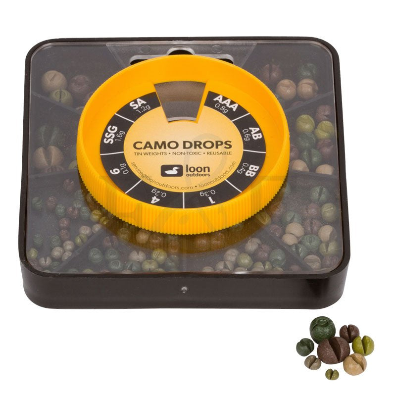 Loon-camo-drops-fishing-sinker