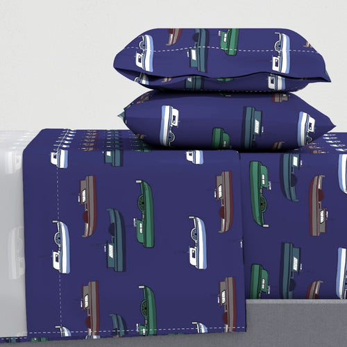 Alaska Fleet Fishing Boats Sheet Set