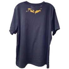 Salmon-sea-stars-t-shirt-women-black