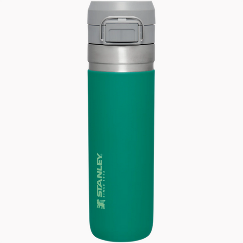 insulated stainless steel quick flip go bottle thermos alpine green