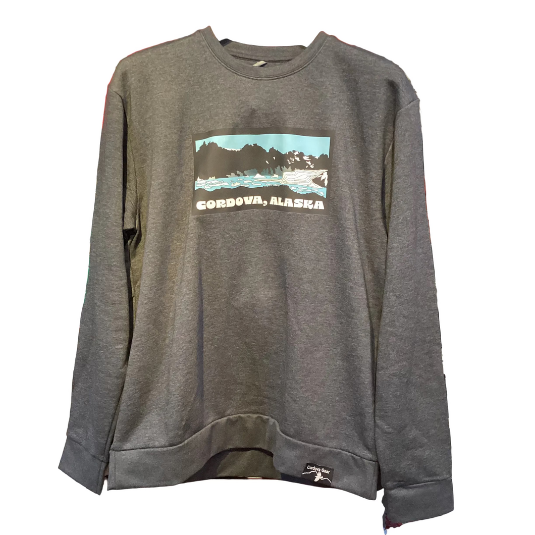 Sheridan-glacier-Cordova-Alaska-crew-sweatshirt
