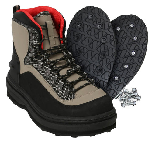 Sticky-rubber-cleated-rubber-soled-wading-boot