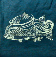 Swimming Salmon Short Sleeve T - Shirt