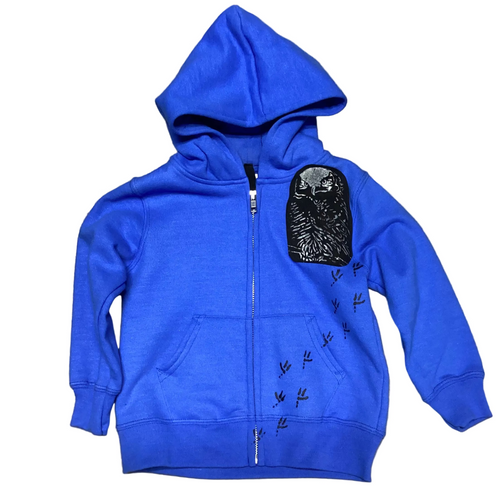 Toddler-zip-up-sweatshirt-hoody-Cordova-Alaska-owl