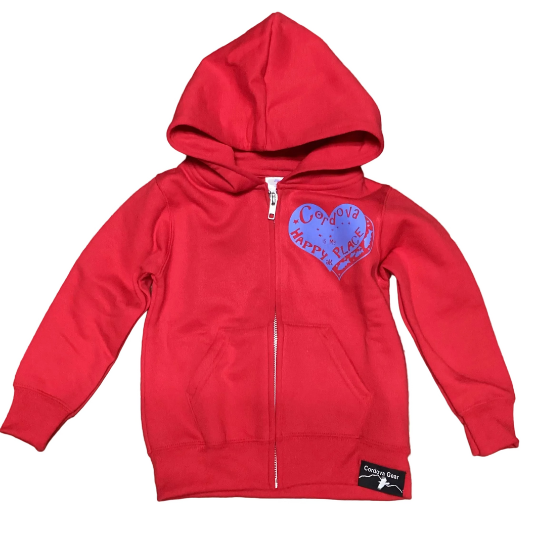 Toddler-zip-up-sweatshirt-hoody-Cordova-Alaska-red
