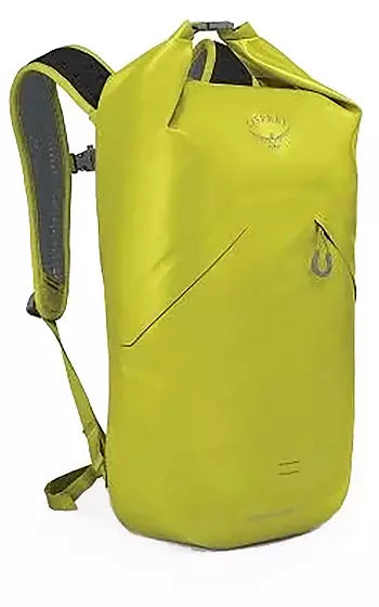 Transporter roll top pack bag lemongrass