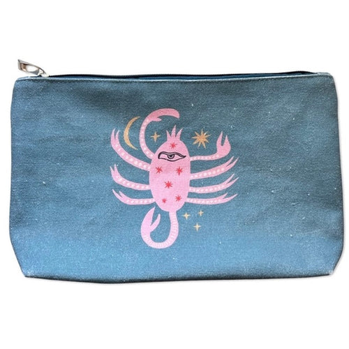Zipper-pouch-bag-Celestial-scorpion